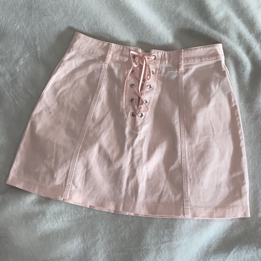 Forever 21 Baby Pink Mini Skirt